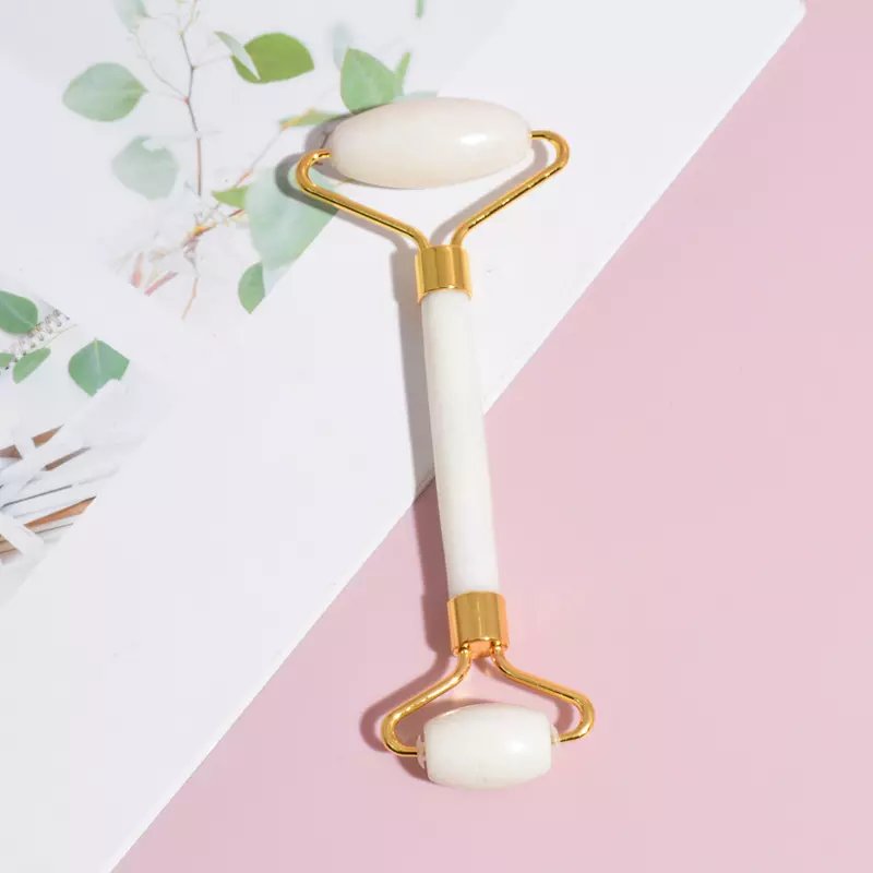 White Obsidian Gua Sha Roller Set - Image 3